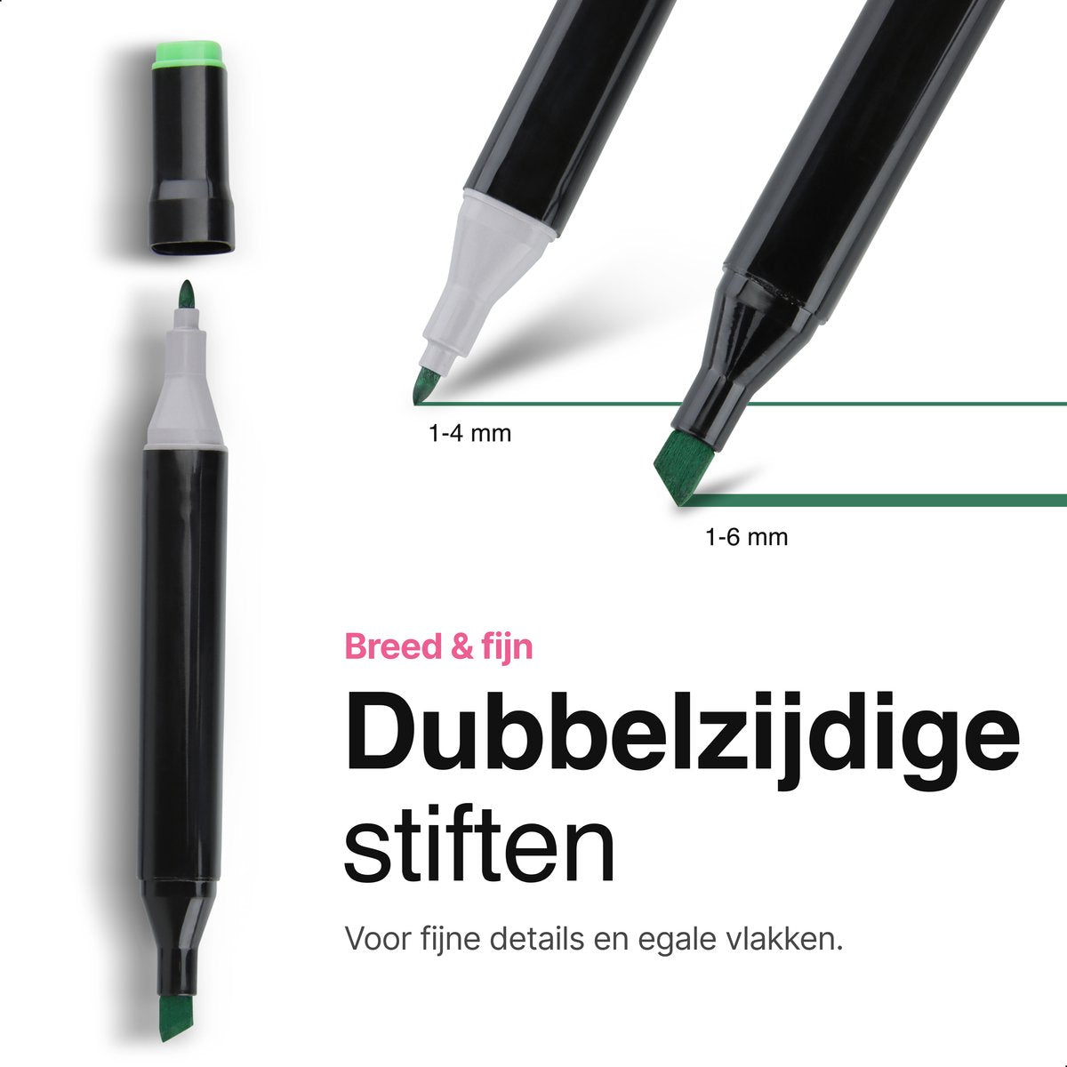 Twinmarkers 168 stuks voor volwassenen
