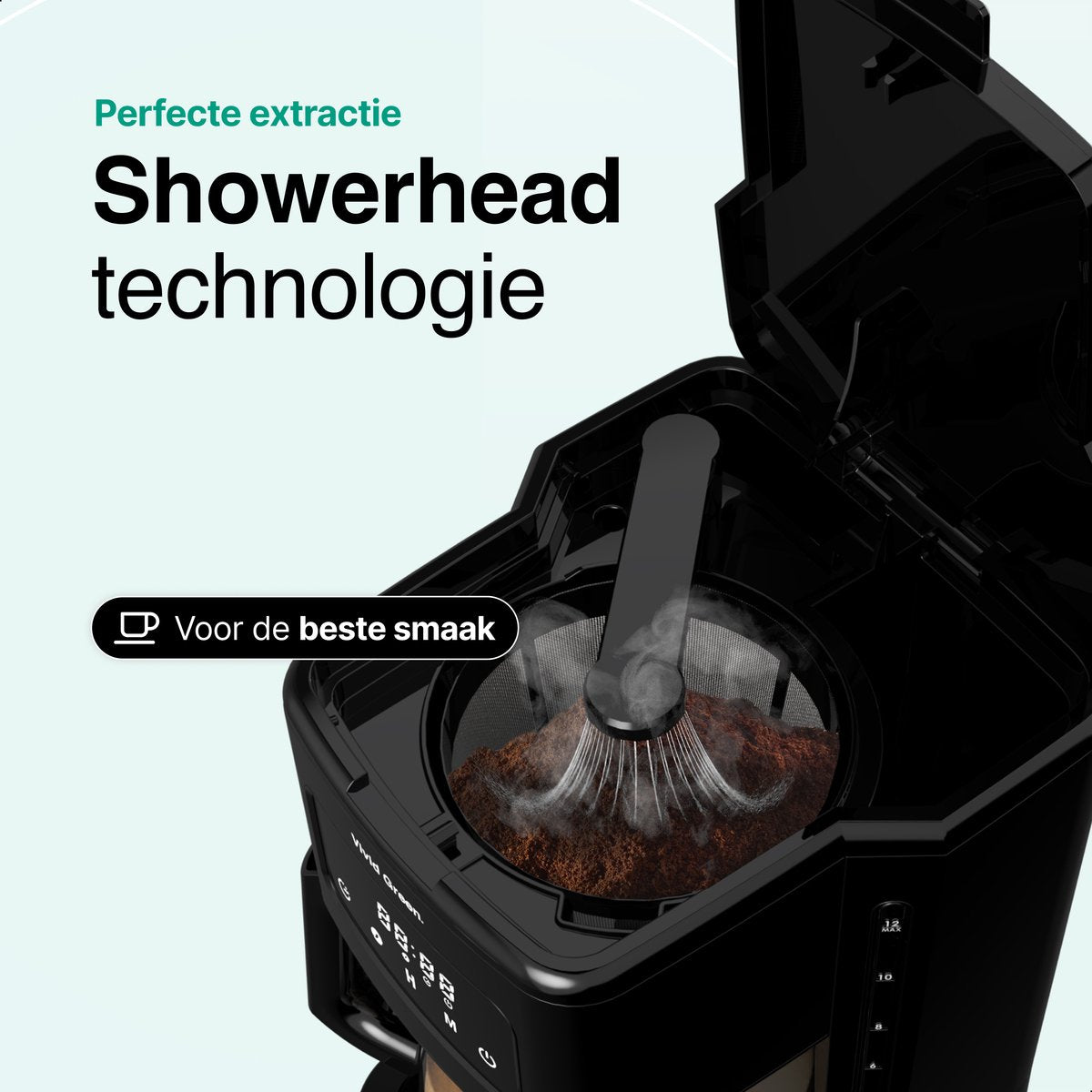 Koffiezetapparaat Filterkoffie 1.8L met Touch Display