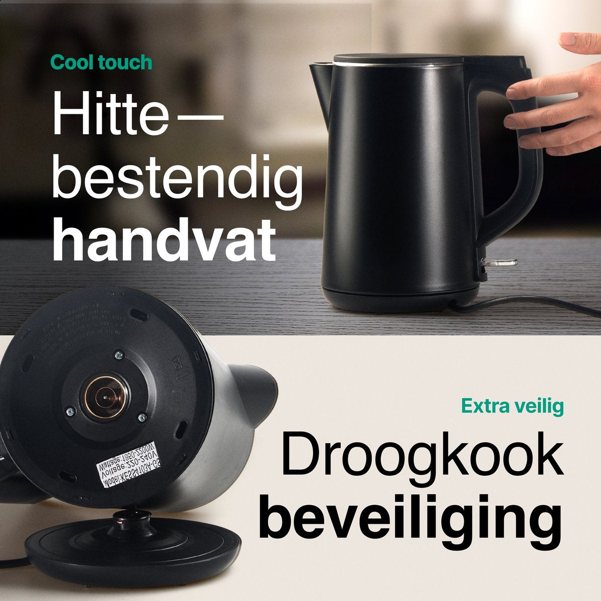 Waterkoker Dubbelwandig 2200W