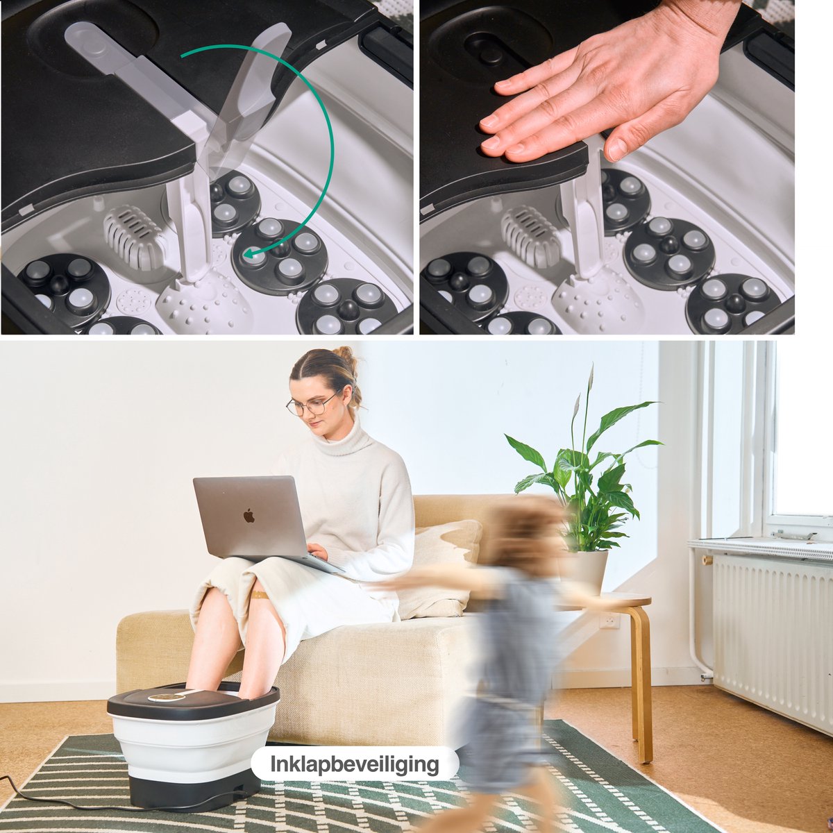Voetenbad Automatische Massage 14L