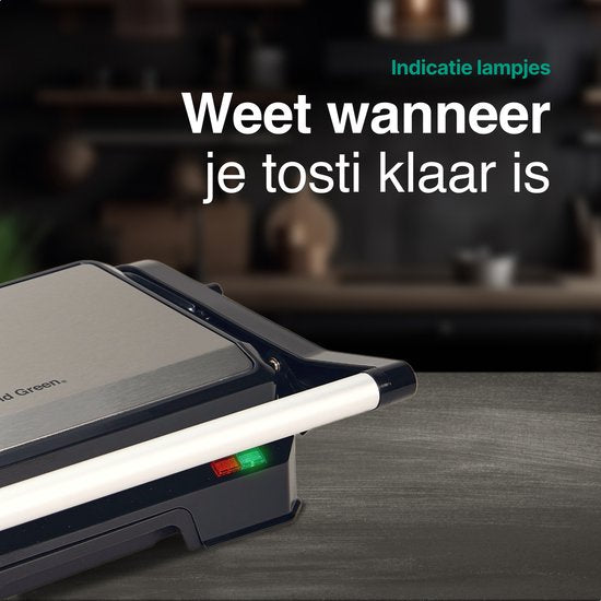 Vivid Green Tosti Apparaat