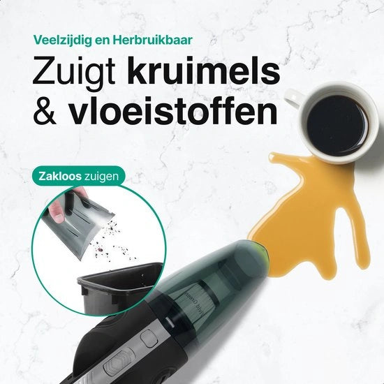Vivid Green Kruimeldief Snoerloos 5 Opzetstukken