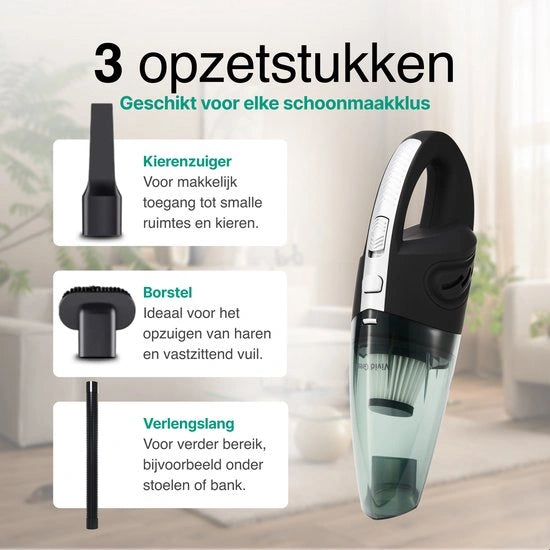 Vivid Green Kruimeldief Snoerloos 5 Opzetstukken