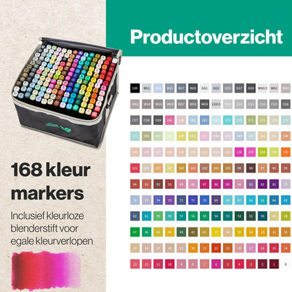Twinmarkers 168 stuks voor volwassenen