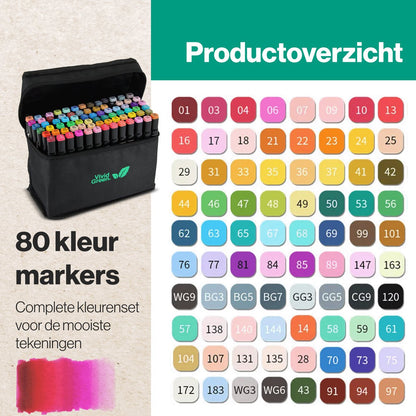 Twinmarkers 80 stuks voor volwassenen