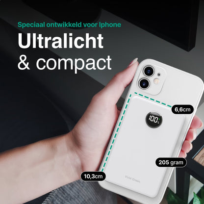 Draadloze Powerbank 10.000 mAh wit