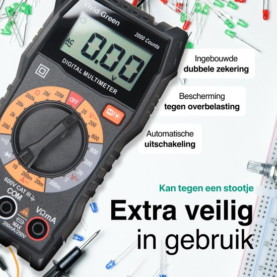 Vivid Green Multimeter