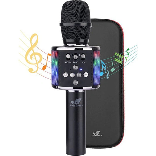 Vivid Green Karaoke Microfoon