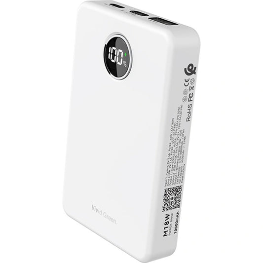 Draadloze Powerbank 10.000 mAh wit