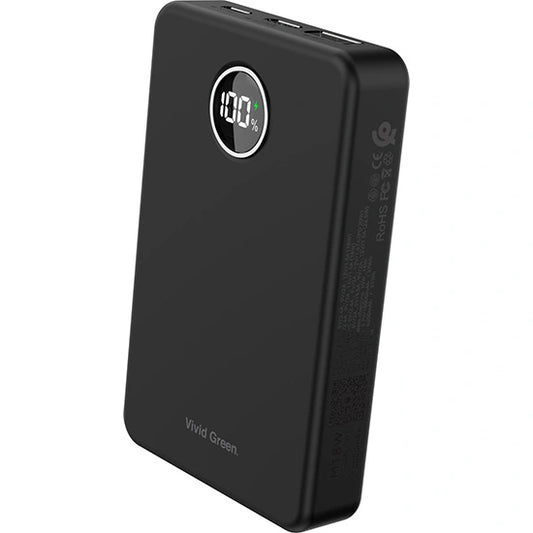 Draadloze Powerbank 10.000 mAh zwart
