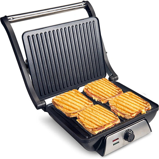 Tosti Apparaat XL voor 4 Tosti's met Temperatuurregeling