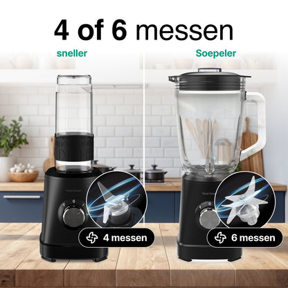 Vivid Green Blender met beker 1200W