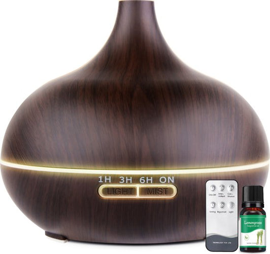 Vivid Green Aroma diffuser Donkerbruin