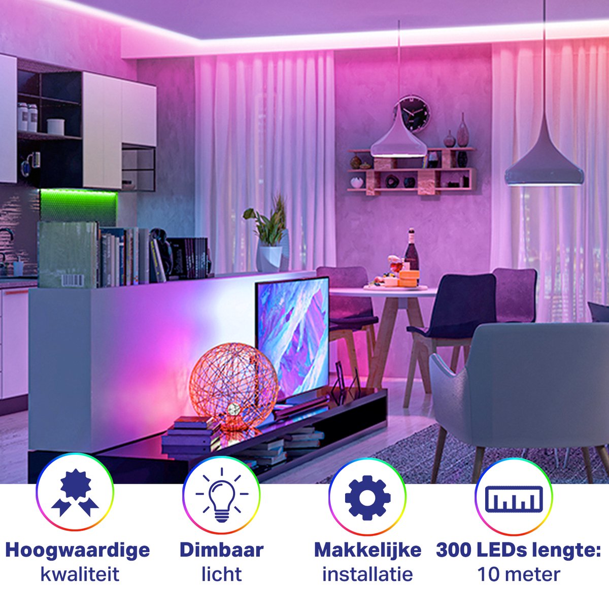 Vivid Green Led Strip 10m