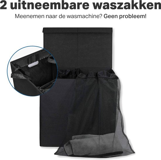 Vivid Green Dubbele Wasmand