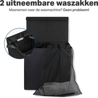 Vivid Green Dubbele Wasmand