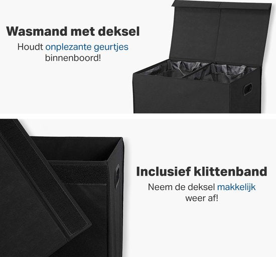 Vivid Green Dubbele Wasmand